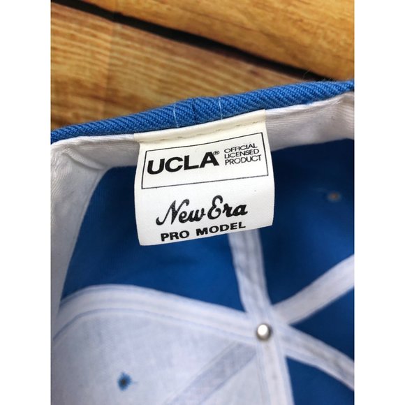 NOS Vintage New Era Pro Model UCLA Bruins Blue Snapback Hat Cap (b34) - Picture 5 of 5